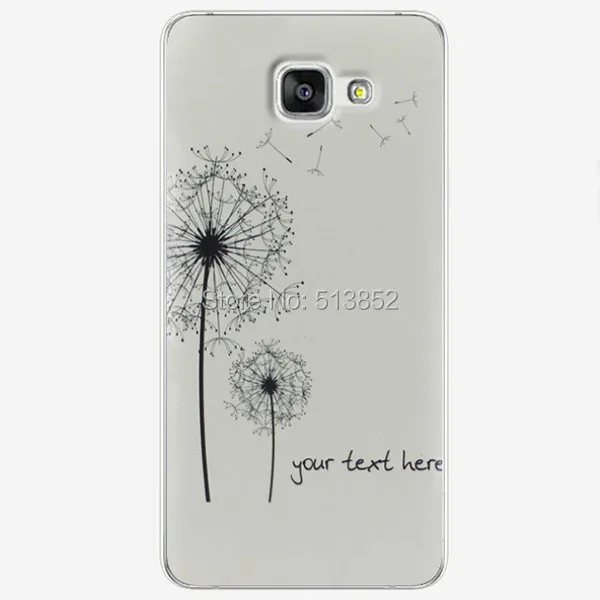 KMTC-2190E_1_Dandelion Pattern TPU Case for Samsung Galaxy A3 2016 A3100 A310 A310F 4.7 inch