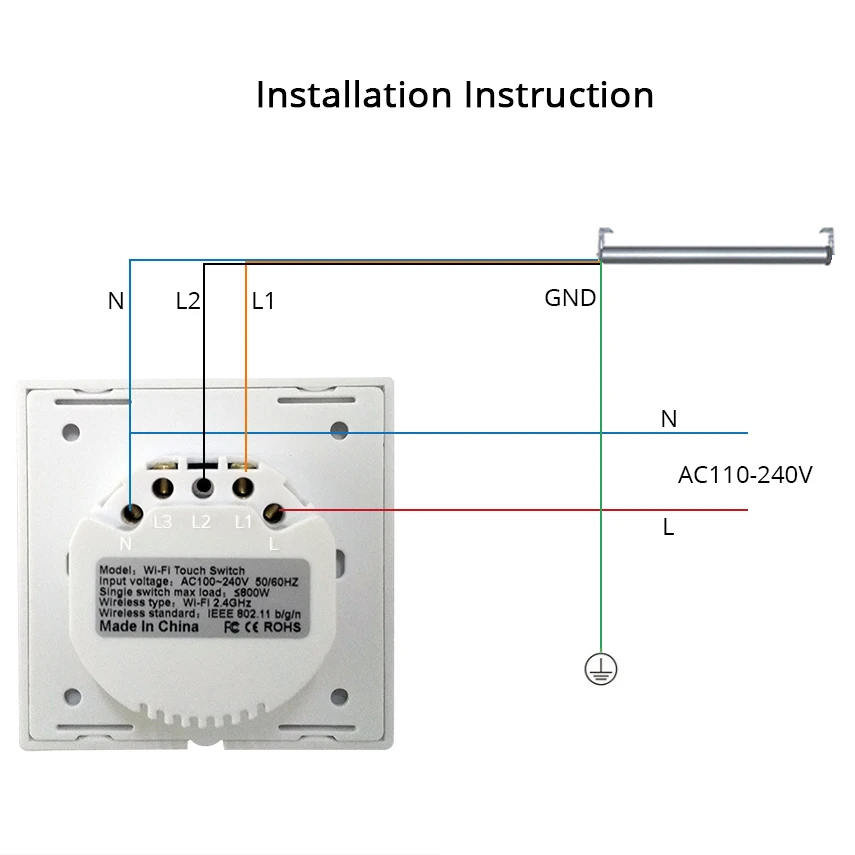 interruptor de luz pir ac 220 v 240 interruptor 05