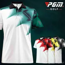 PGM Женская Спортивная одежда для гольфа Летняя женская дышащая футболка для гольфа женские эластичные быстросохнущие футболки поло для гольфа с коротким рукавом