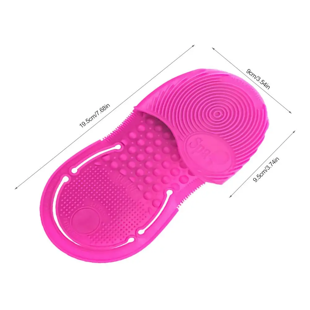 Multifunction MakeUp Brush Egg Silicone Cleaning Mat Pad Scrubber Board Cosmetic Brush Glove Washing Cleanser Make Up Tools