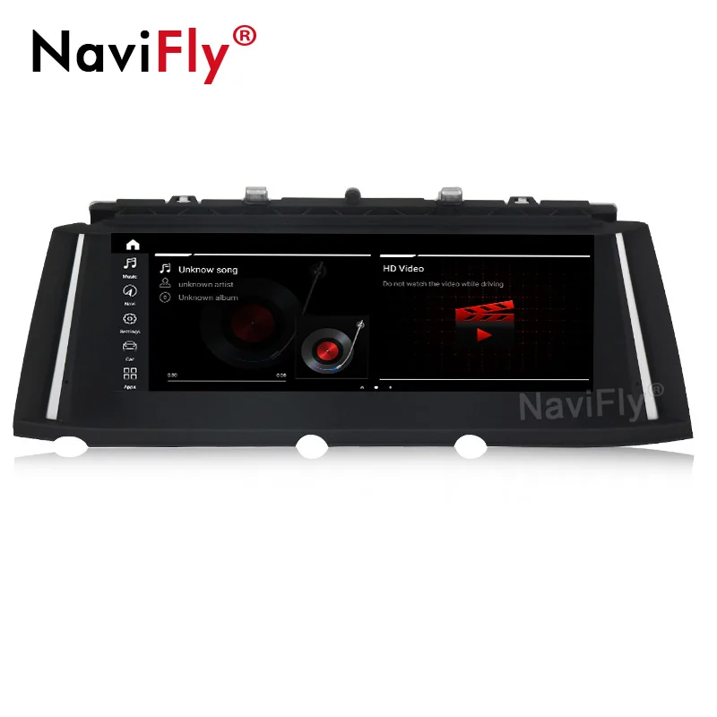 Best NaviFly 8Core Android9.0 4G RAM 64G ROM Car USB video play for BMW 7Series F01 F02 2009-2015 car gps 4G SIM wifi 3