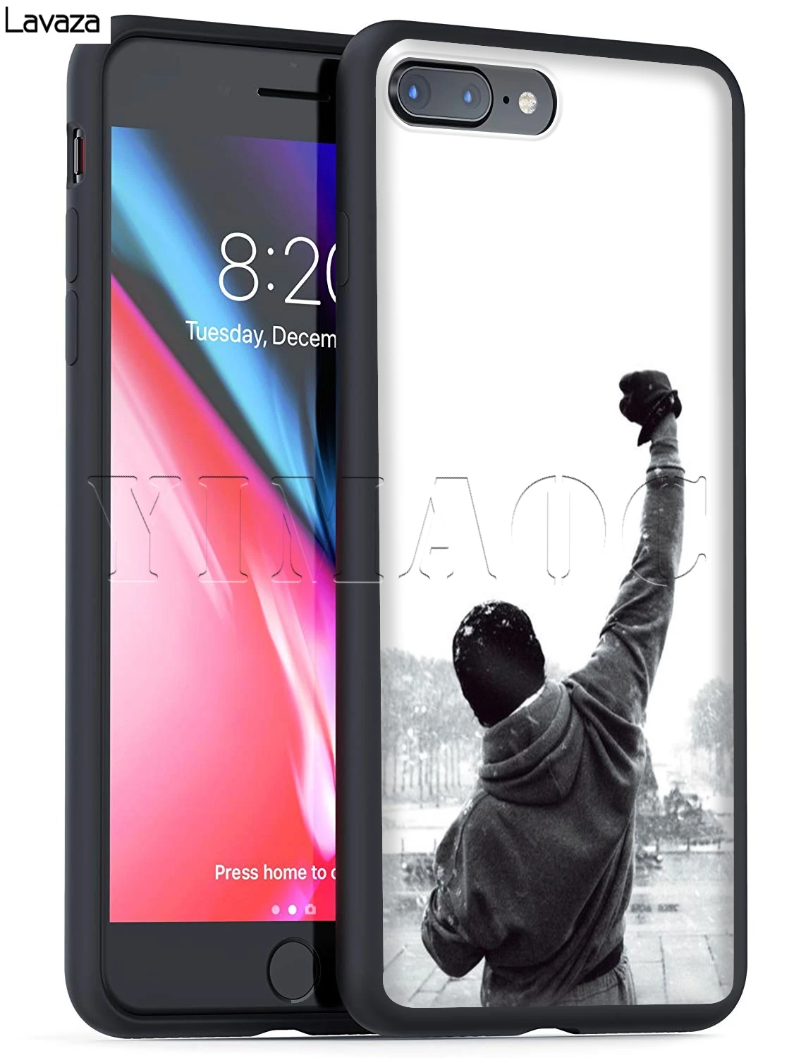 Чехол Lavaza Rocky Balboa для iPhone 11 Pro XS Max XR X 8 7 6 6S Plus 5 5S se