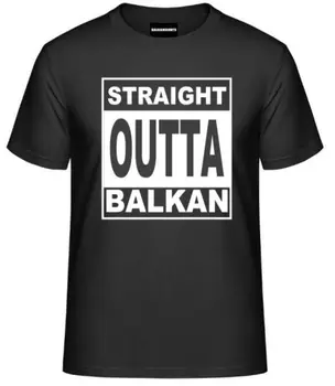 

Tee Shirt Mens 2019 New Tee Shirts Printing Straight outta Balkan Kultshirt T Shirt