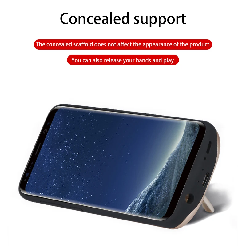 5000 мАч/6500 мАч зарядное устройство чехол для Samsung Galaxy S8 Зарядка телефона крышка питания для Samsung S8 Plus резервного копирования батарея Чехол