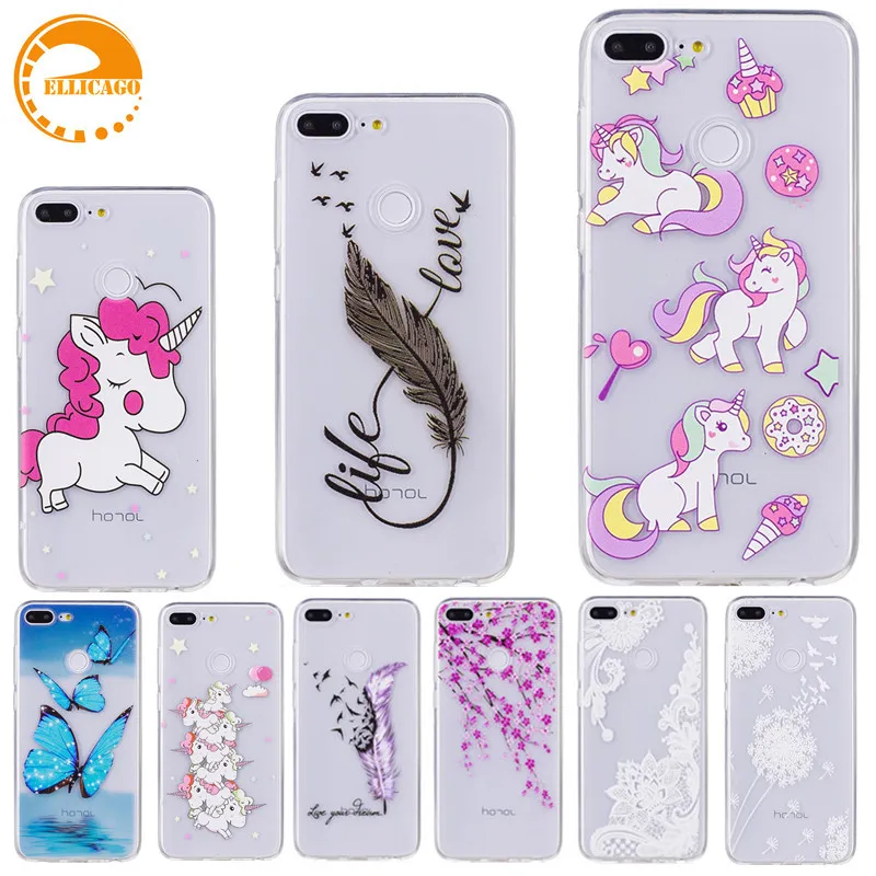 

Case For coque Huawei Honor 9 Lite Case Cover Cartoon Soft TPU Back Cover Phone Protective Case Huawei Honor 9 Lite 9lite Fundas