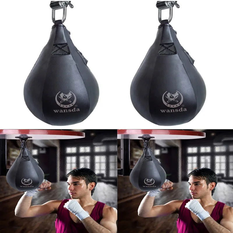 Boxing Pear Shape PU Speed Ball Swivel Punch Bag Punching Exercise Speedball Speed bag Punch Fitness Training Ball