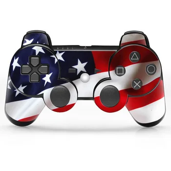 

2PCS/LOT Skin for PS3 Fat for PS3 Slim Controller Sticker Decals Skins Modded controller Game Accessories Set Decal Stickers