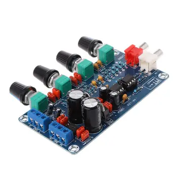 

Dual AC 12V-18V NE5532 Preamplifier Volume Tone Treble Midrange Bass Control Board DIY Kits