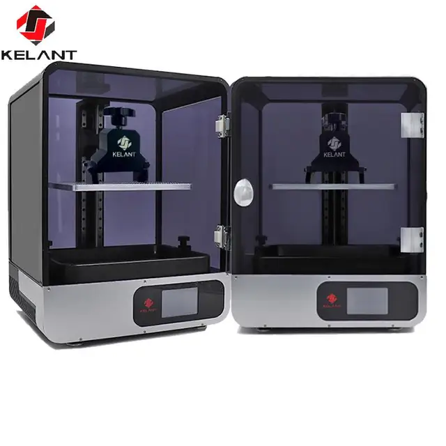 Best Offers Kelant S400 LCD DLP 3D Printers 8.9inch 2K laser 3d Printer large Photon UV Resin SLA Light-Cure 192*120*200MM impresora diy kit