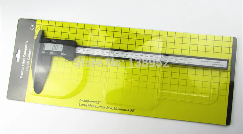 Цифровой Электронный штангенциркуль 12 дюймов, 300 мм, большой ЖК ...