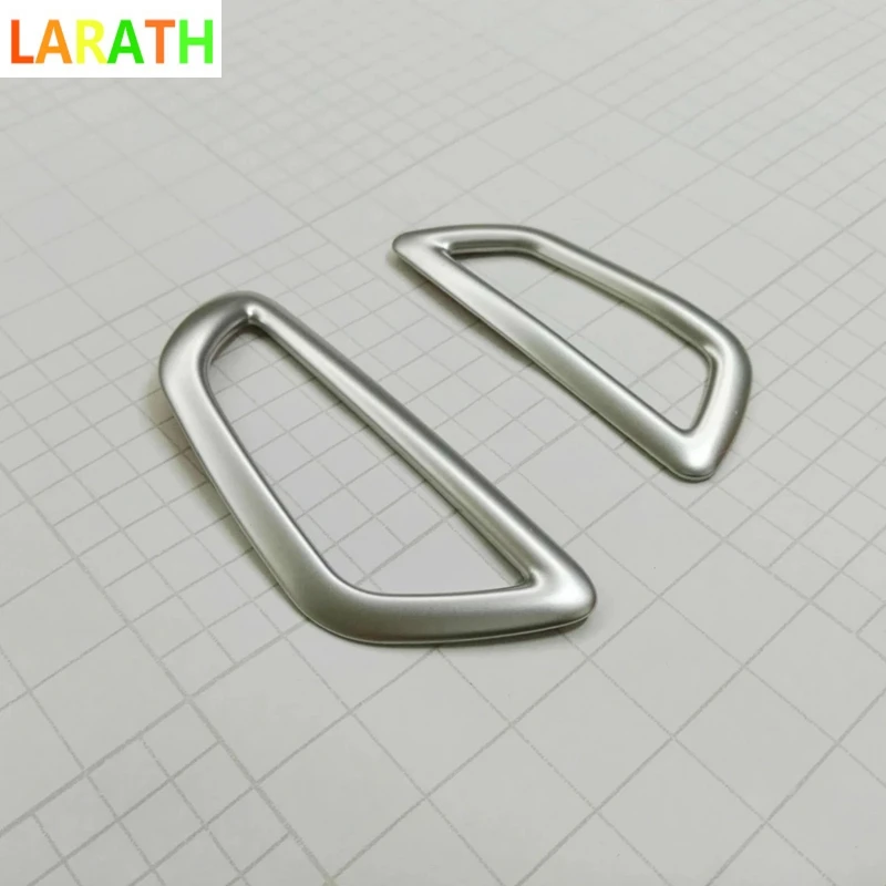 

2pcs For Citroen C4 C-Quatre Sedan 2016 ABS chrome front Air conditioning Outlet Vent garnish cover frame lamp trim car styling