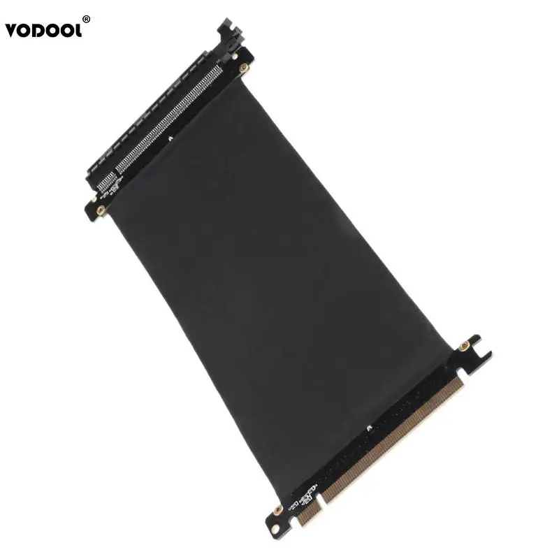 VODOOL 24 см высокая скорость PC видеокарты PCI Express соединительный кабель Riser Card PCI-E 16X гибкий кабель удлинитель порт адаптер