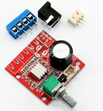 DIY PAM8610 Digital HiFi Power Amplifier Board 15W+15W Small Power Mini Audio Amp Kit DC12V New Listing