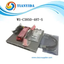 WS-C3850-48T-S данных сетевой коммутатор Gigabit Ethernet управляемый 3 слоя переключатель