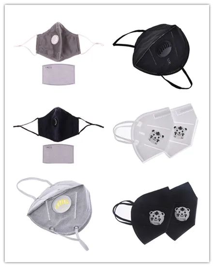 

Unisex Dustproof Mouth Mask Reusable PM2.5 Pollution Half Face With Breath Valve Wide Straps Washable Muffle Respirator
