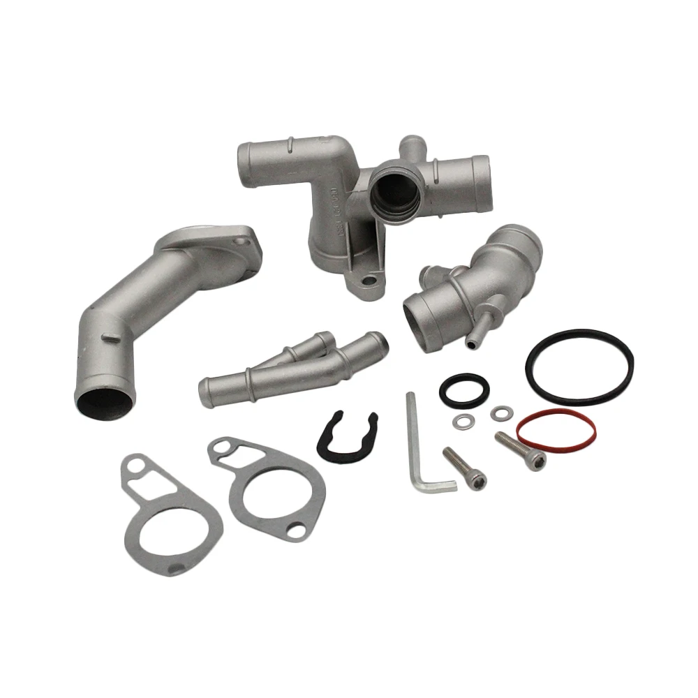 

Cast Aluminum Coolant Flange Upgrade Kits for VW MK4 Golf Jetta TT 337 1.8T
