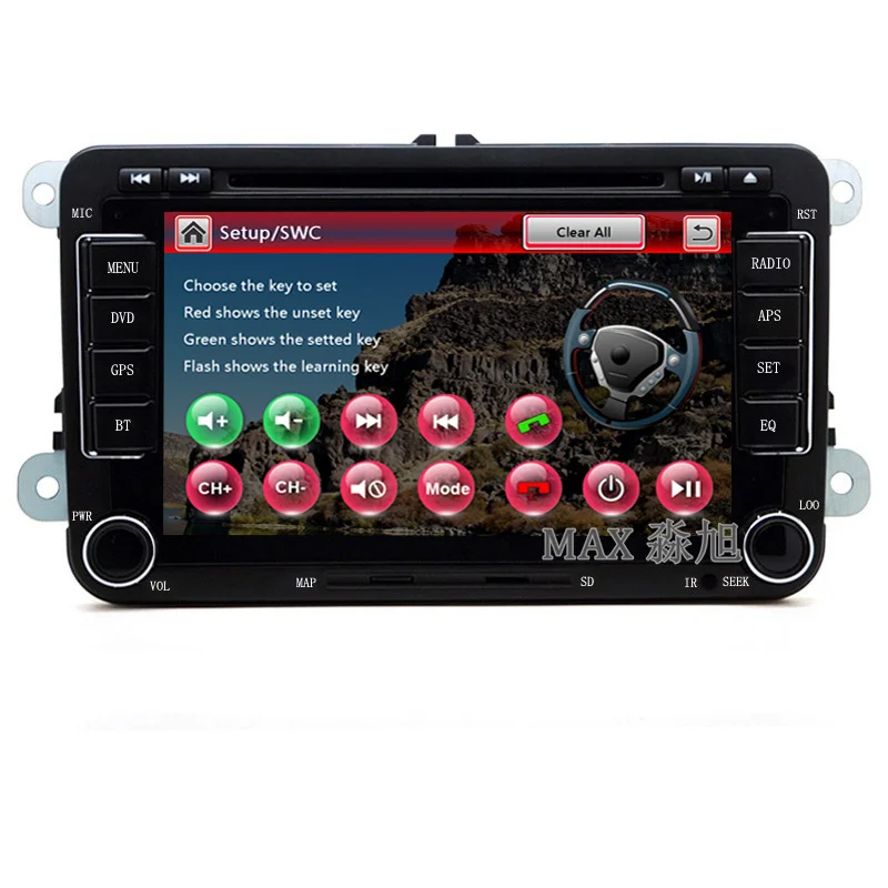 Flash Deal rns510 2din 7" Car DVD Player for VW JETTA PASSAT/B6/CC GOLF 5/6 POLO Touran Tiguan Caddy SEAT with Radio BT swc GPS free map 3