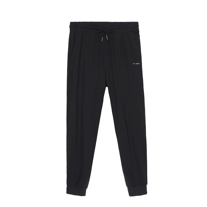 Пионерский лагерь осень Для Мужчин's Повседневное свободные Sweatpant Для мужчин основные брюки спортивный костюм плавки дышащая Спортивная спортивный AZZ901180 - Цвет: Черный