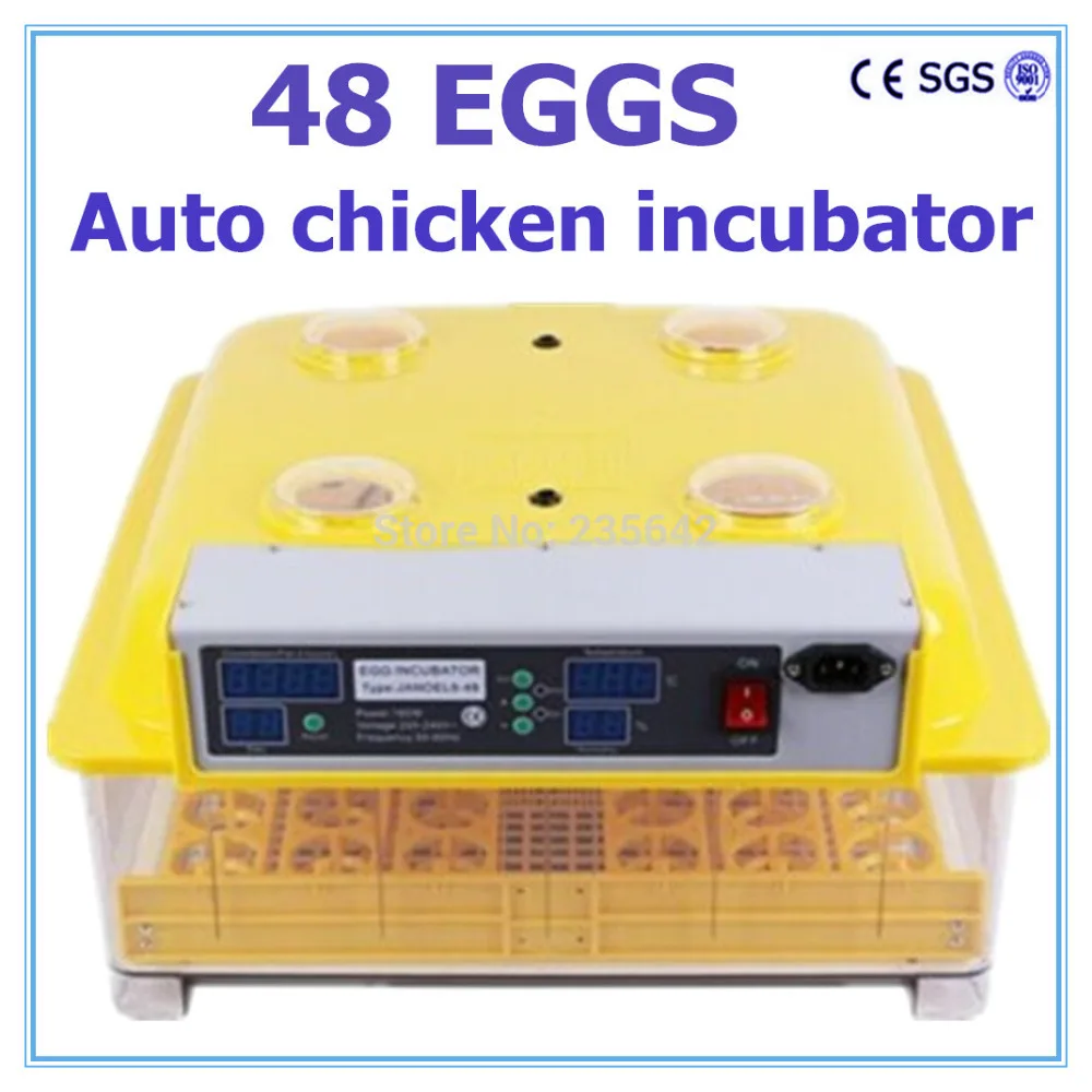High quality full automatic poultry egg incubator 48 quail egg hatching