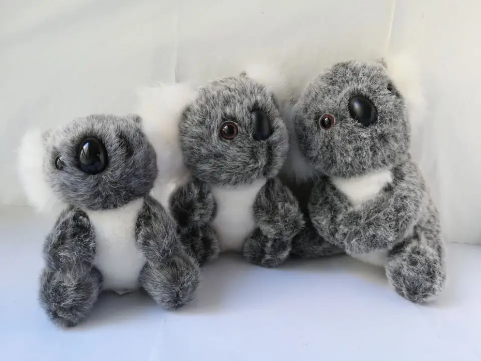Милая серая фотография koala Мягкая кукла детская игрушка подарок на день рождения