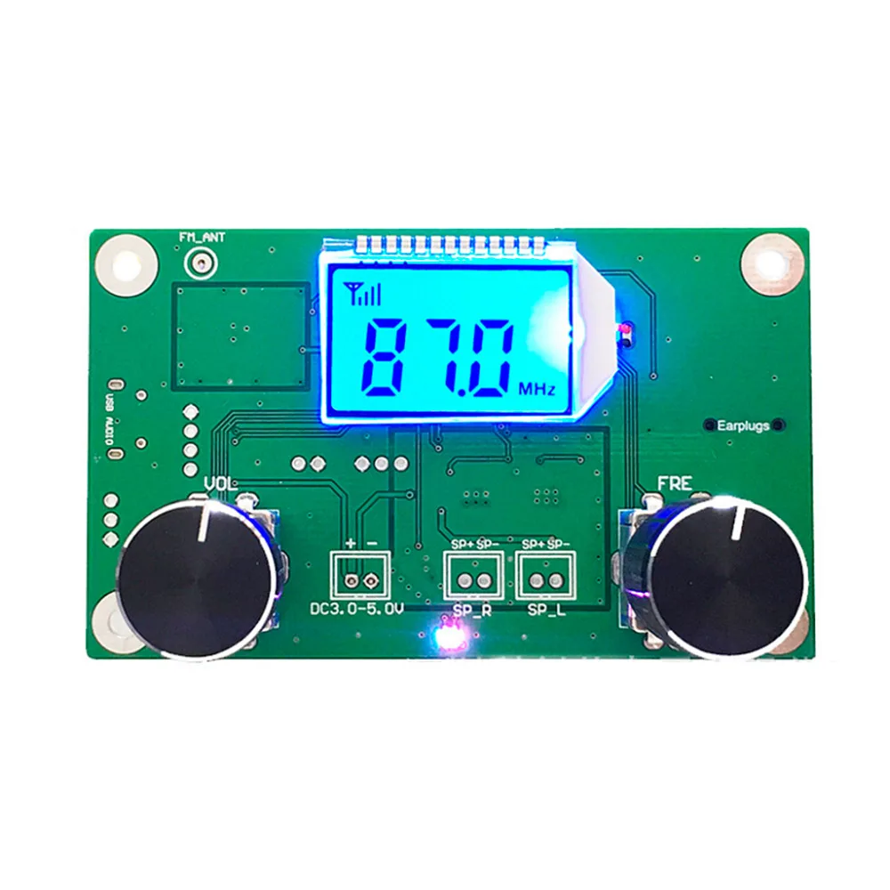 1 шт. 87-108 МГц DSP& PLL lcd стерео цифровой FM радио приемник модуль+ последовательное управление