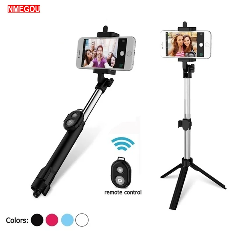 

Selfie Stick Extendable Handheld Monopod with Bluetooth Remote Control for IPhone Samsung Xiaomi Smartphone Tripod Selfiestick