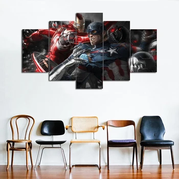 

The Avengers Marvel Superheroes And DC Movie Justice League Art Canvas Poster Painting Wall Picture Print Home Bedroom Decor
