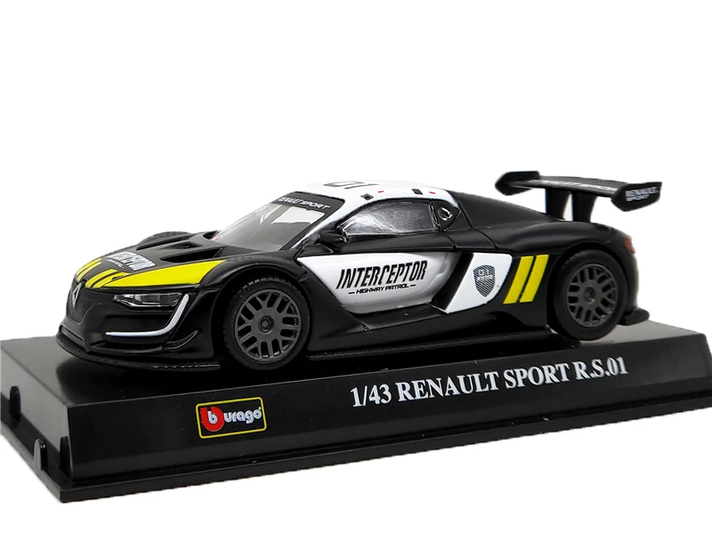 Bburago 1:43 Renault Sport R. S.01 литой миниатюрный автомобиль