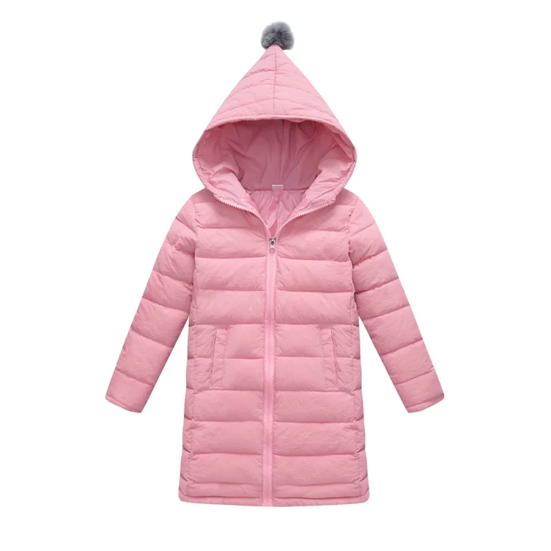 2017 г. Осенне зимнее модное тонкое пальто с капюшоном для мальчиков и девочек