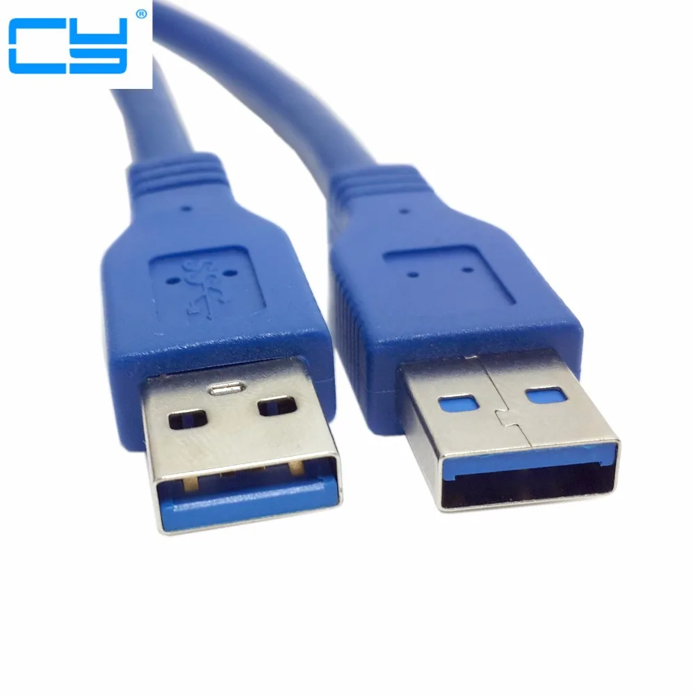 

New Super USB 3.0 Standard A Type Male to Male cable 0.3M 0.6M 1M 1.5M 2M 3M 5M