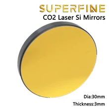 CO2 Si laser mirror dia 30mm thickness 3mm for laser engraving cutting machine parts