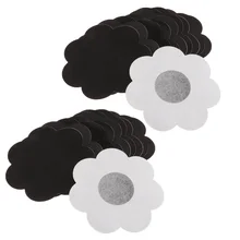 10 пар женский цветочный форма Невидимый для сосков крышка лента для груди наклейки Стикини для платья одежда аксессуары