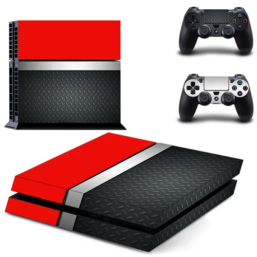 DPTM2229 Чистый белый черный красный синий золотой PS4 кожи наклейка виниловая для sony Playstation 4 консоли и 2 контроллеров PS4 кожи Стикеры - Цвет: DPTM2229