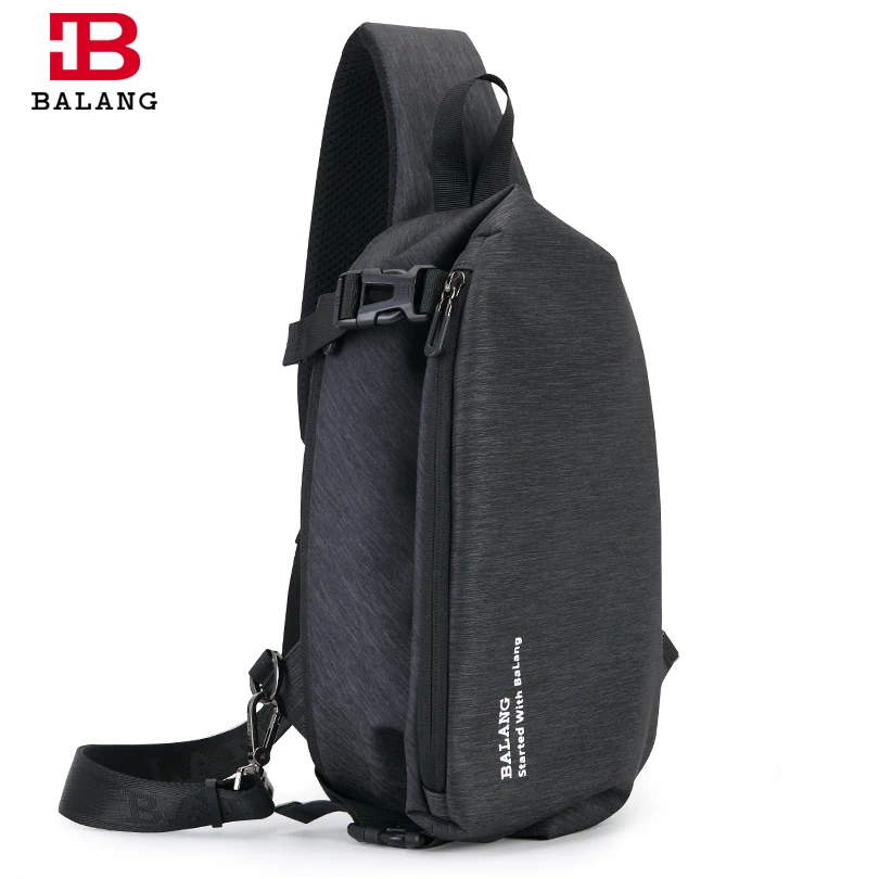 

BALANG Brand New Crossbody Bags Fashion Chest Pack Large Capacity Bag for 7.9 inch Casual Shoulder Bags Waterproof Messenger bag