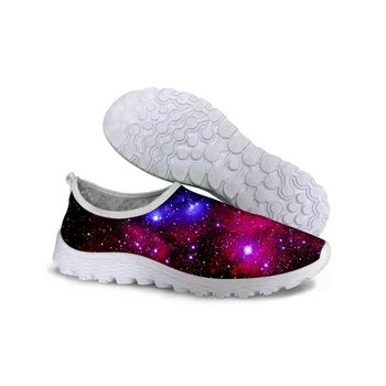 

Women Casual Galaxy Shoes Fashion Summer Beach Mesh Shoes Autumn Leisure Female Flat Footwear Slip-on Breathable Zapatos Mujer