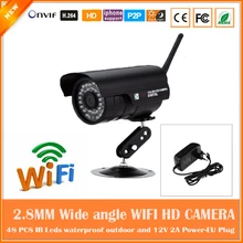 2.0mp Hd Wifi Bullet Ip Camera 90 Degree Angle Wireless Waterproof Outdoor Cctv Webcam Motion Detect Freeshipping Cmos Onvif