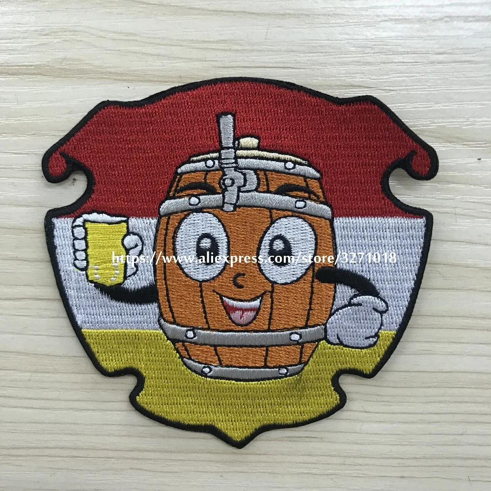 

make your own embroidered badges for oeteldonk carnaval