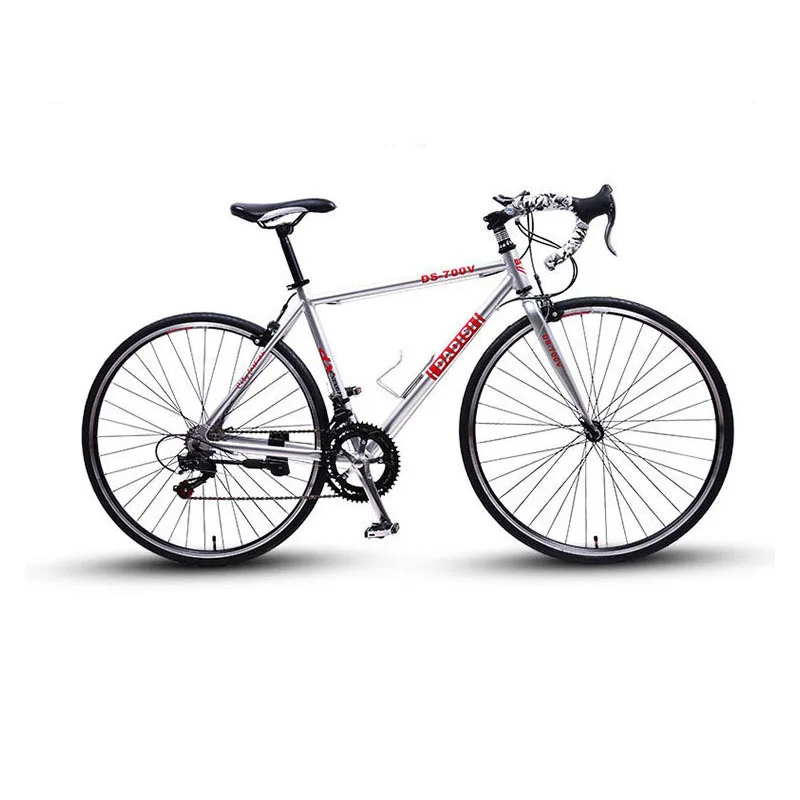 Discount Road Bike Cycling bicycle 14 Speed Aluminum Alloy 26 inch Multicolor Options Curved handle racing bicycle 1