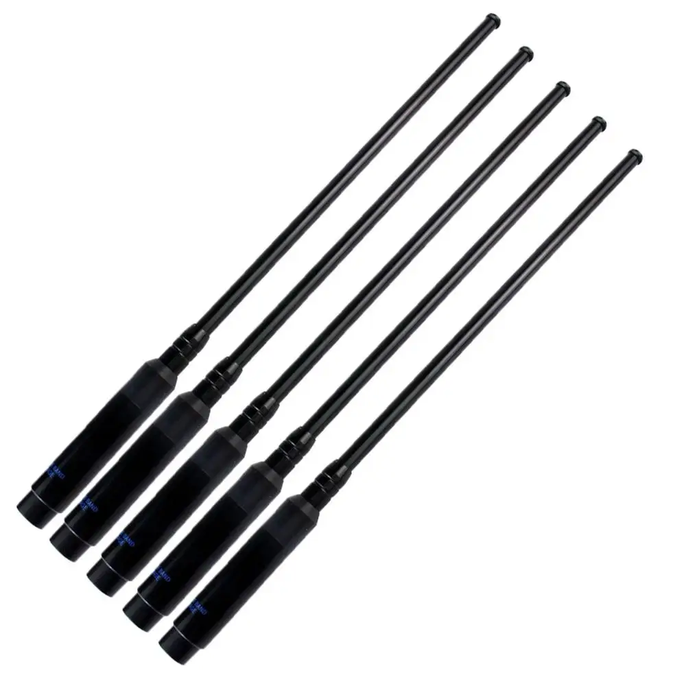 

5pcs RH-660S Dual Band VHF/UHF144/430MHz SMA-M Telescopic Antenna for Harvest YAESU