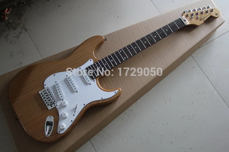 

2017 Chinese Factory Custom Real photo New Custom F ST high quality Str Natural Color atocaster Electric Guitar 930