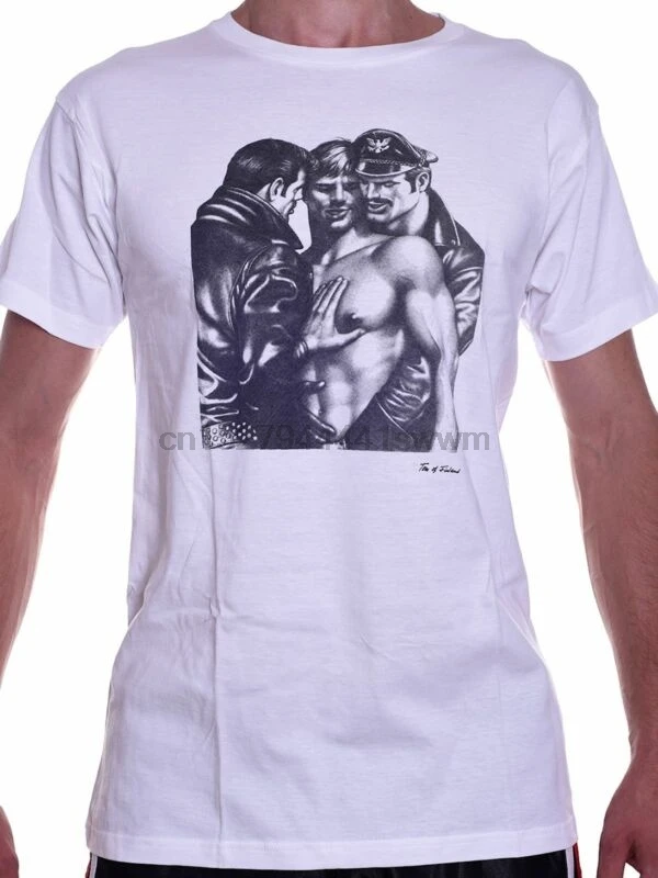 

Tom of Finland Hard Place T-Shirt Maglietta Manica Corta Fetish Tee-Shirt