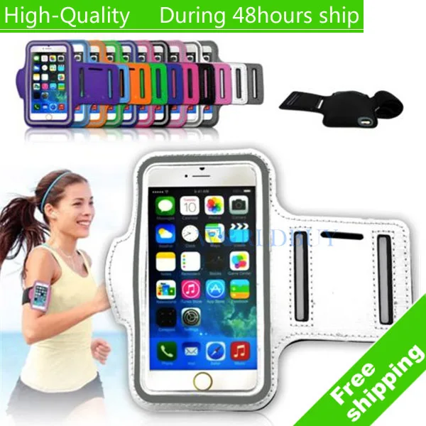 Kopen Hoge Kwaliteit Sport Gym Running Jogging Verstelbare Armband Case voor iphone 6 voor iphone 6s 4.7\