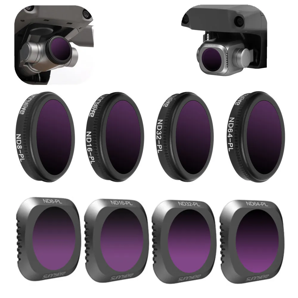 Sunnylife 4pcs/set ND8-PL ND16-PL ND32-PL ND64-PL Lens Filter for DJI MAVIC 2 ZOOM &amp PRO Drone | Электроника