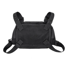 Горячая Черная Мужская нагрудная сумка Регулируемая оксфордская нагрудная сумка в стиле хип-хоп Уличная Функциональная сумка на плечо поясная сумка
