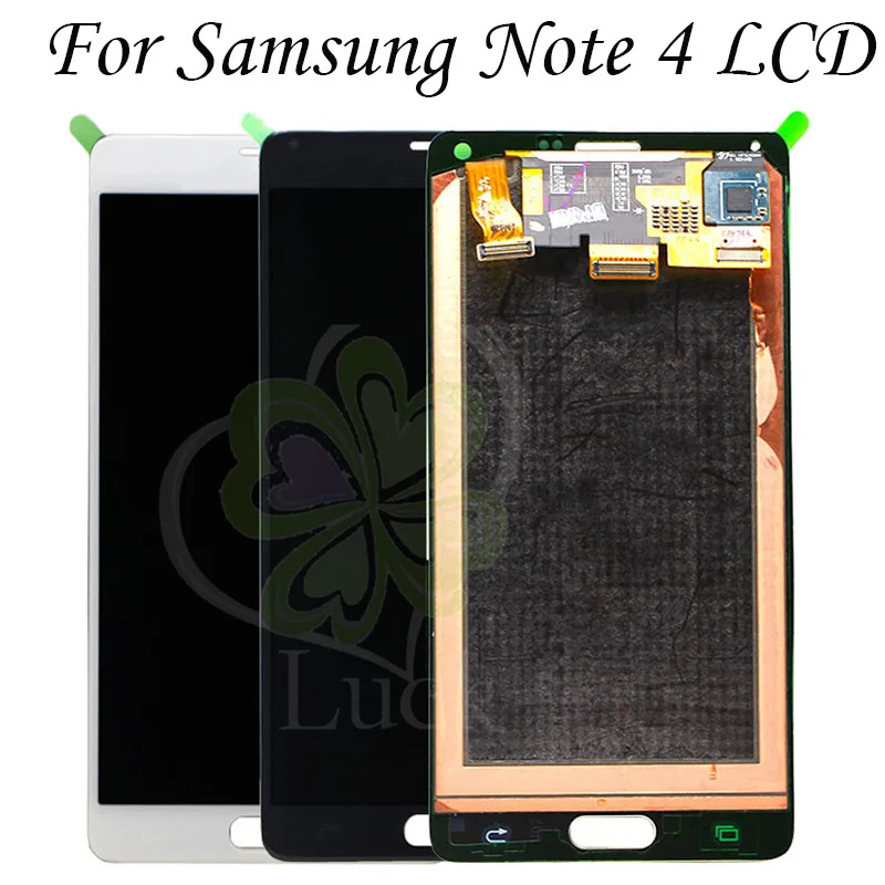 5," AMOLED экран для samsung Galaxy Note 4 ЖК-дисплей с сенсорным экраном дигитайзер для samsung Note4 N910 N910A N910F N910K lcd