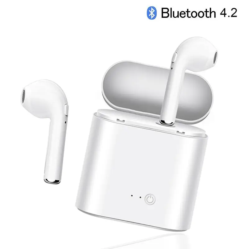 

I7s TWS Wireless Bluetooth Earphones Mini Headset Stereo Headphones Sport Earbud Earphone With Mic For Smart phone spolrt phone