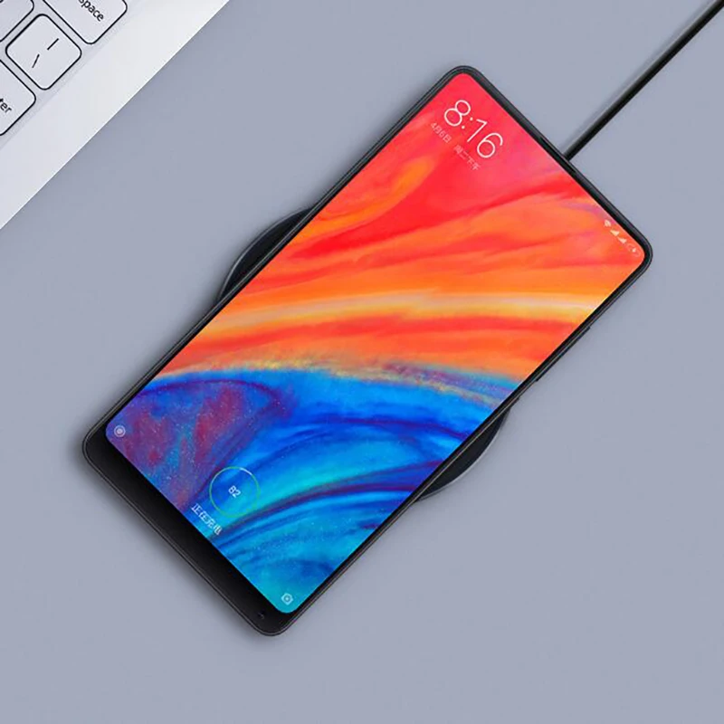 Оригинальное Беспроводное зарядное устройство Xiaomi 10 Вт Mi Type C Быстрая быстрая