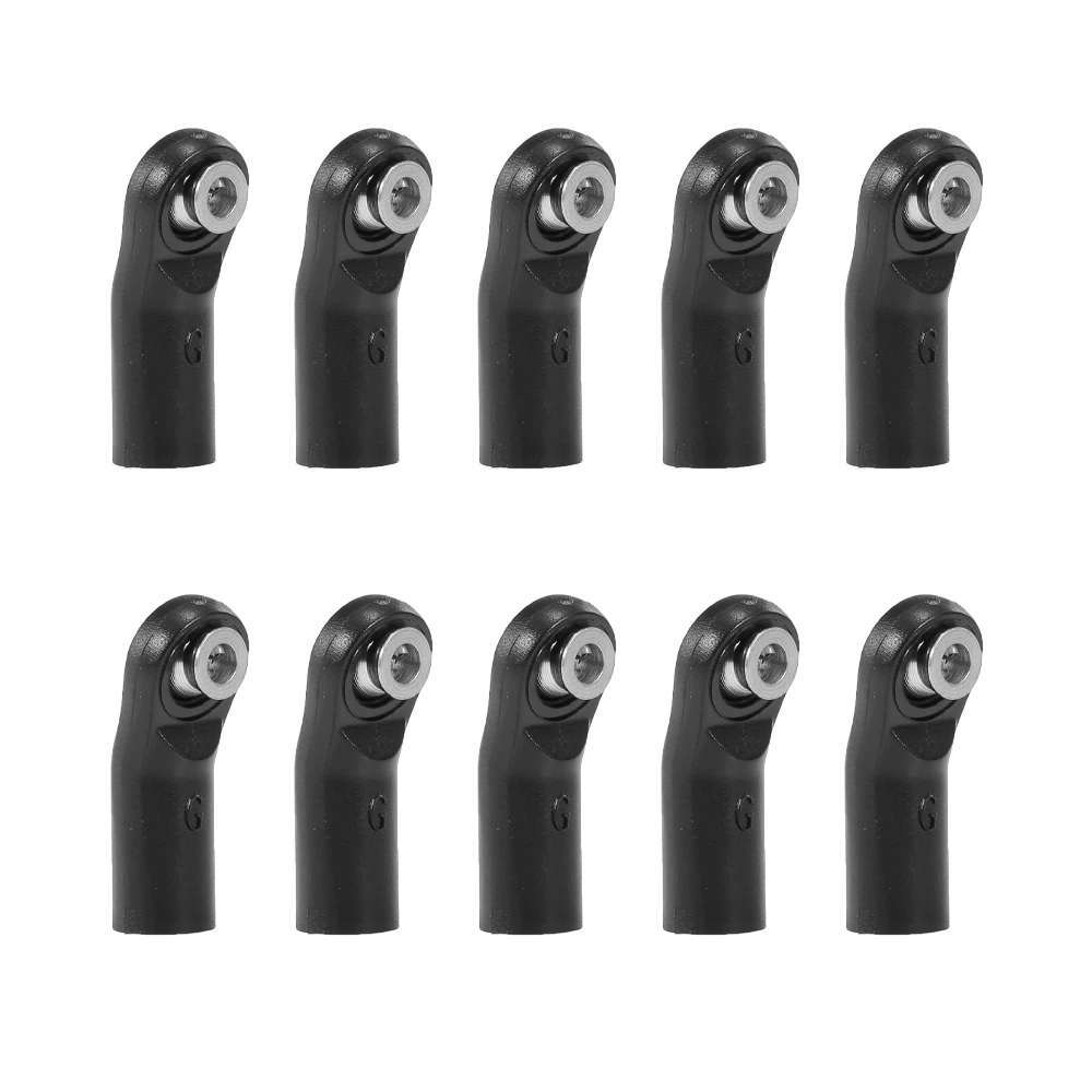 

10pcs 25mm Rod Ends M4 Bent Width Balls for 1:10 Axial SCX10 D90 RC Crawler Off-road Car Boat Parts