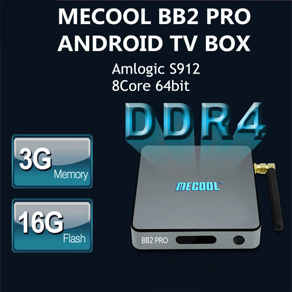 Prix pour MECOOL BB2 Pro Android TV Box Amlogic S912 64 peu Octa core ARM Cortex-A53 3 GB 16 GB 4 K WiFi BT4.0 2.4G/5.8G Wifi Set-top boîtes Prix pour MECOOL BB2 Pro Android TV Box Amlogic S912 64 peu Octa core ARM Cortex-A53 3 GB 16 GB 4 K WiFi BT4.0 2.4G/5.8G Wifi Set-top boîtes