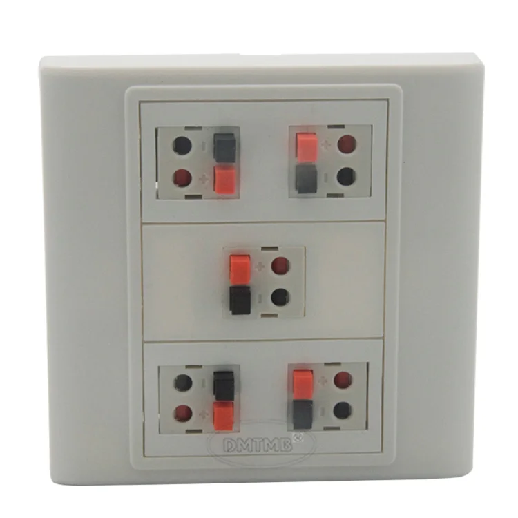 10 портов банан 5 0 звуковая коробка настенная панель динамика|wall plate|speaker wall platesound